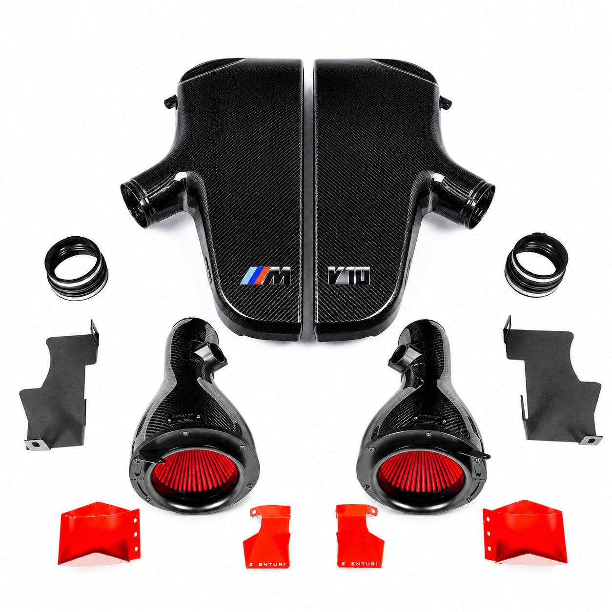 Eventuri BMW S85 E6X M5 / M6 Black Carbon Intake Kit - Gloss