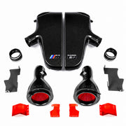 Charger l'image dans la galerie, Kit d'admission Eventuri en carbone noir brillant pour BMW S85 E6X M5 / M6