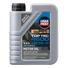 Charger l'image dans la galerie, Huile Moteur 5W30 Top Tec 4600 (1 Litre) - Liqui Moly LM20446