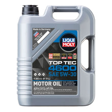 Charger l'image dans la galerie, Huile moteur 5W30 Top Tec 4600 (5 litres) - Liqui Moly LM20448