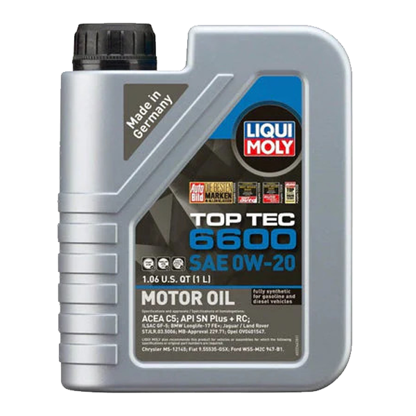 Huile moteur 0W20 Top Tec 6600 (1 litre) - Liqui Moly LM22044