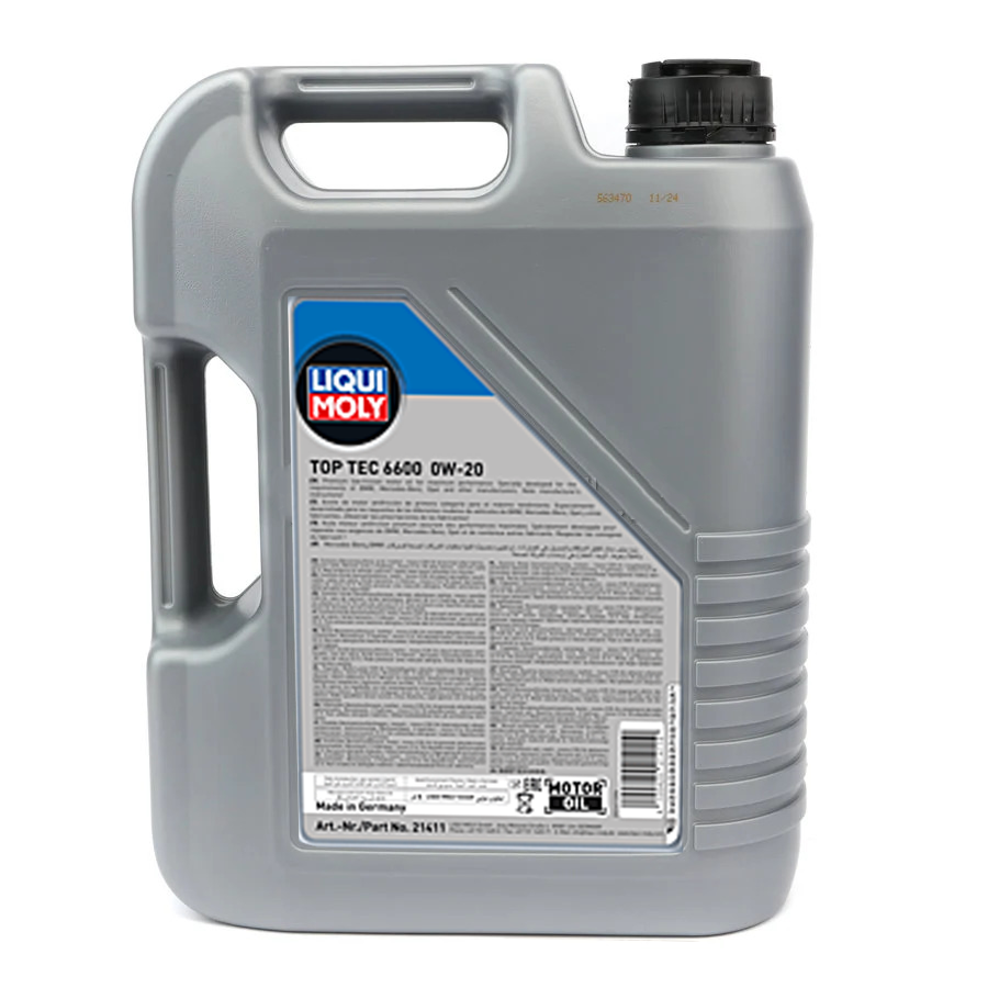 Huile moteur 0W20 Top Tec 6600 (5 Litres) - Liqui Moly LM22046