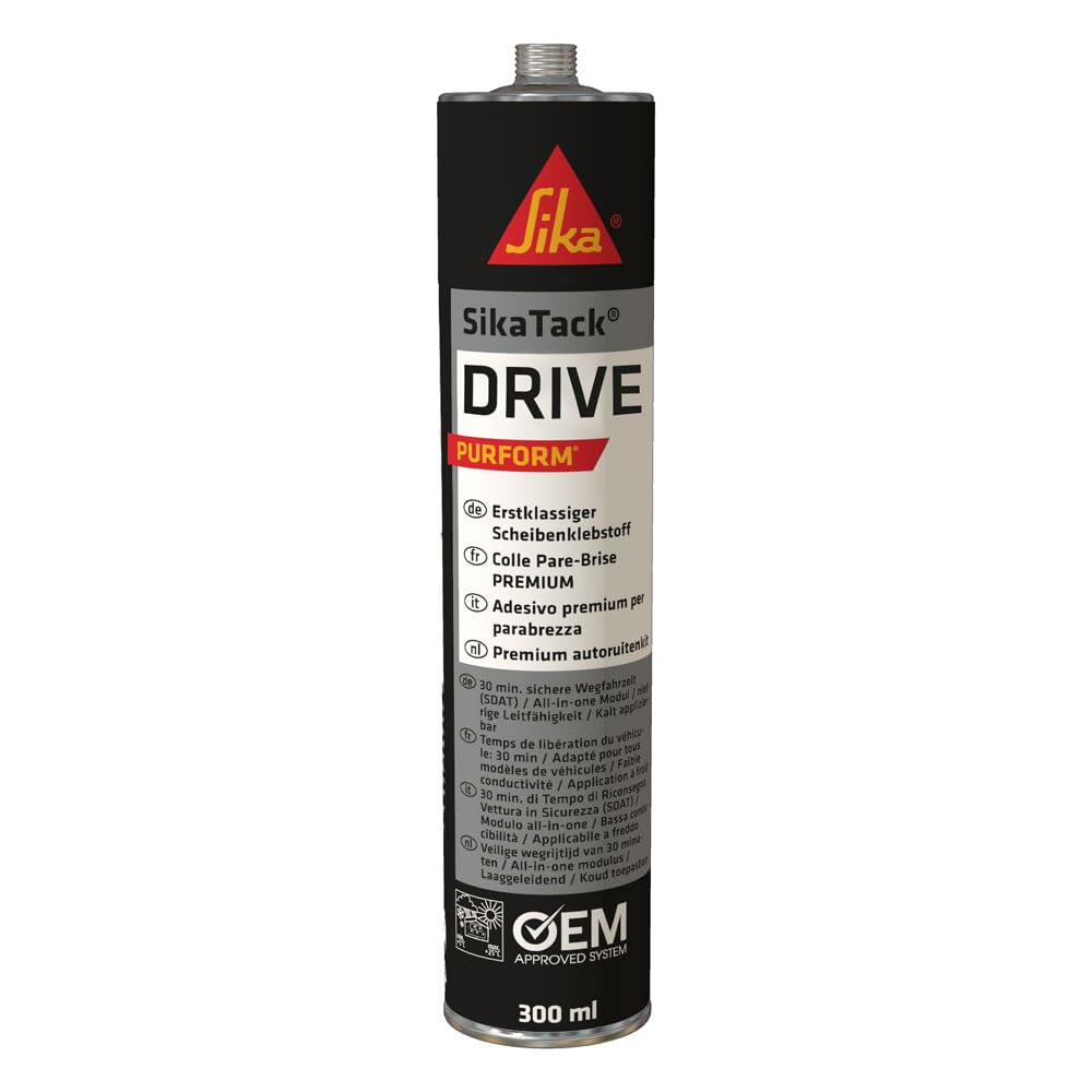 Sika Drive Automotive Windshield Adhesive Cartridge (300ml Tube) - SikaTack