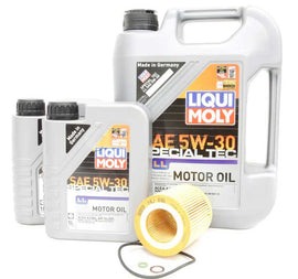 BMW 5W30 Oil Change Kit - Liqui Moly 11427953129KT3