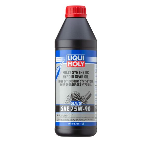 75W90 Fully Synthetic Hypoid Gear Oil (1 Liter) - Liqui Moly LM22090